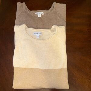 Kim Rogers Lot of 2 Sweaters 100% Cotton New with Tags Size XL
